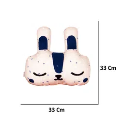 Sivya Kids Pink & Navy Blue Printed Bunny Shape Cushion image 2