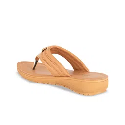 Inblu Textured Embellished Lightweight Anti Skid Open Toe Flats image 5