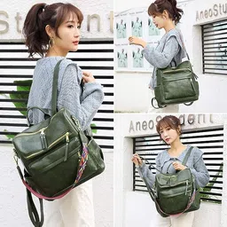 craftify Backpack for women | Women's Fashion Backpack Purses Multipurpose Design Handbags and Shoulder Bag with sling belt | Handbag | College | Girls | Office | Printed | Gifts | women backpack bags image 4