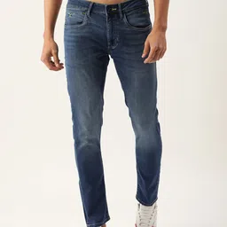 Flying Machine Men Blue Michael Slim Tapered Fit Light Fade Stretchable Jeans-picture-28