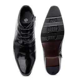 Bxxy Men 9 Cm Hidden Height Increasing Men Textured Formal Derbys image 3