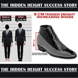 Bxxy Men 9 Cm Hidden Height Increasing Men Textured Formal Derbys image 5