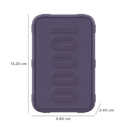 ambrane Force 10000 mAh 22.5W Fast Charging Power Bank (1 Type A & 1 Type C, Quick Charge 3.0, Purple) image 2