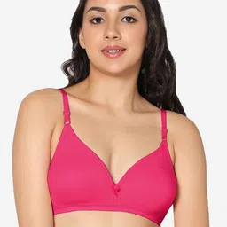 In Care Pack Of 2 Half Coverage Non Padded Seamless Everday Bra With All Day Comfort image 2