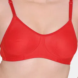 KOMLI Pack Of 3 Seamless Full Coverage Pure Cotton T-shirt Bra With All Day Comfort image 4