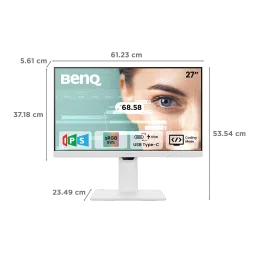 BenQ 68.58 cm (27 inch) Full HD IPS Panel LED Height Adjustable Monitor with 4W Inbuilt Speakers image 2