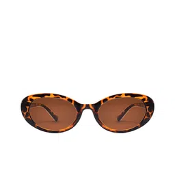 Peter Jones Eyewear Women Brown Lens & Brown Sunglasses with UV Protected Lens 13026DA image 3