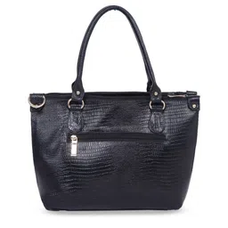 Teakwood Leathers Textured Leather Structured Handheld Bag image 4