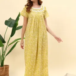 SEPHANI Yellow Floral Nightgown-picture-22