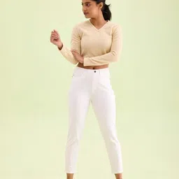 go colors Women Mid Rise Cropped Jeggings image 2