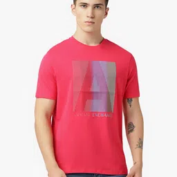 armani exchange Graphic Chest Print Jersey T-Shirt image 1