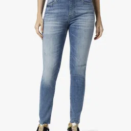 armani exchange Super Skinny Cropped Fit Jeans image 1