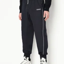 armani exchange Cuffed Joggers with Piping image 1