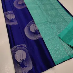 marziyaa Women Woven Saree with Contrast Border image 1