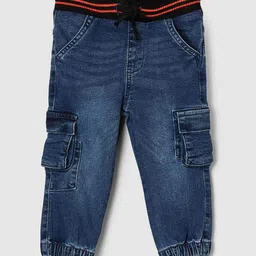 max Boys Straight Fit Cargo Pants image 1