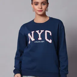 obaan Women Graphic Sweatshirt image 1