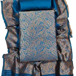 shantvan gallery Women Printed Unstitched Dress Material image 1