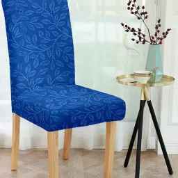 cortina eyelet curtain Pack of 8 Leaf Print Chair Covers image 1