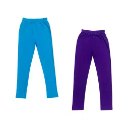 indiweaves Pack of 2 Leggings with Elasticated Waist image 1