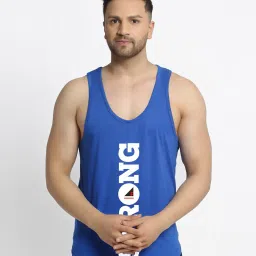 friskers Typographic Print Sleeveless Vest image 1