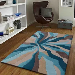 presto Rectangle Tufted Wool Carpet image 1