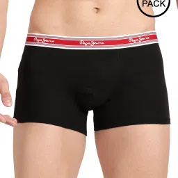 pepe jeans Pack of 4 Elasticated Waistband Trunks image 1