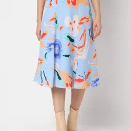 vero moda Printed Flared Skirt image 1