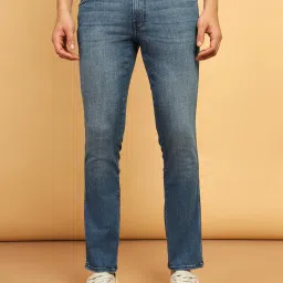 wrangler Men Slim Fit Jeans with 5 Pocket-Styling image 1