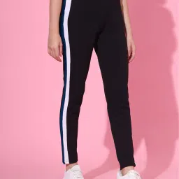 alisba WomenColourblock Jeggings with Elasticated Waistband image 1