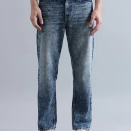 bene kleed Solid Relaxed Jeans image 1