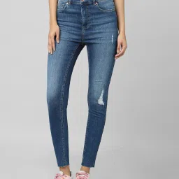 only High-Rise Skinny Fit Distressed Jeans image 1