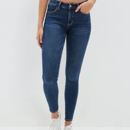 american eagle Lightly Washed Skinny Fit Jeans image 1