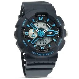 sonata Men Water-Resistant Digital Watch-77132PP07W image 1