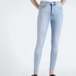 calvin klein jeans Women Heavily Washed Skinny Fit Jeans image 1