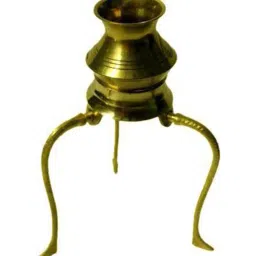 navyaksh Brass Tripai Lota for Shivling Idol Showpiece image 1