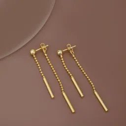 carlton london Women Gold Plated Fancy Drop Earring image 1