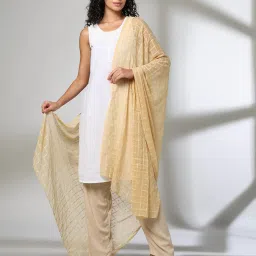 avaasa mix n' match Women Checked Dupatta image 1