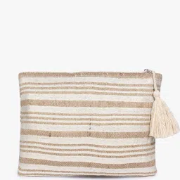 avaasa Striped Pouch with Tassel image 1