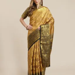arriva fab Saree with Woven Motifs image 1