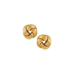 mahi Men Gold-Plated Stud Earrings image 1