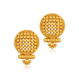 vighnaharta fashion jewellery Gold-Plated Drop Earrings image 1