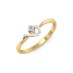kuberbox Yellow Gold Diamond Ring image 1