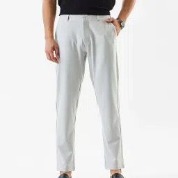 snitch Men Checks Slim Fit Trousers image 1