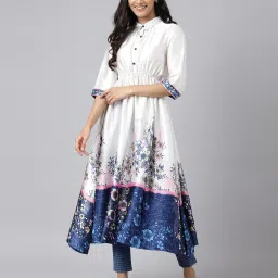 aurelia Printed A-Line Kurta image 1