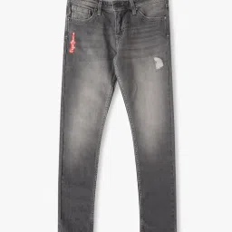 pepe jeans Boys Lightly Washed Slim Fit Distressed Jeans image 1