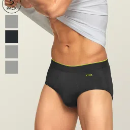xyxx Pack of 5 Briefs with Contrast Piping image 1