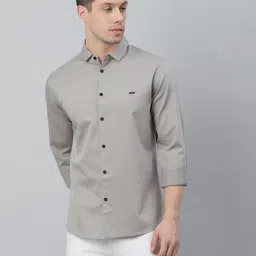dennislingo premium attire Spread Collar Slim Fit Shirt image 1