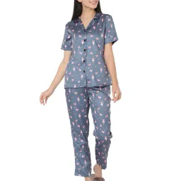 smarty pants Micro Print Woven Top & Pyjamas Set image 1