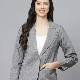 cottinfab Solid Full-length Blazer image 1