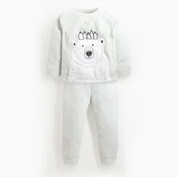 cherry crumble by nitt hyman Bear Pattern Nightsuit Set image 1